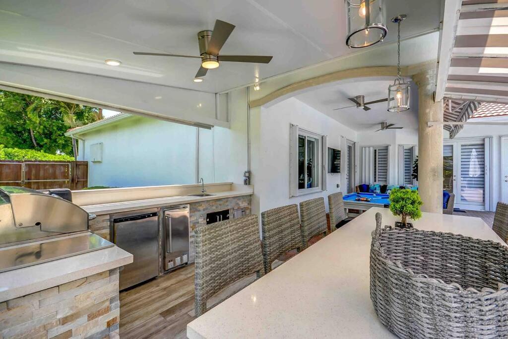 Miami 5Br Villa W Heated Pool, Games & Bbq L01 커틀러 베이 외부 사진