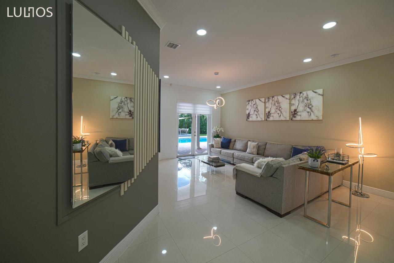 Miami 5Br Villa W Heated Pool, Games & Bbq L01 커틀러 베이 외부 사진
