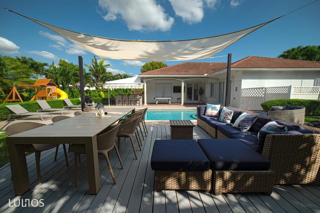 Miami 5Br Villa W Heated Pool, Games & Bbq L01 커틀러 베이 외부 사진